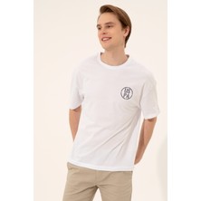 U.S. Polo Assn. Erkek Beyaz T-Shirt 50252089-VR013