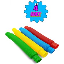 Popit Pop Tubes Stres Giderici Oyuncak 4 Adet