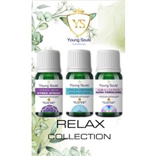 Young Souls Aromatherapy Relax Collection Stress Away / Aura Cleanse / Oksijen Uçucu Yağ Seti 30 Ml