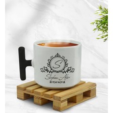 BK Kişiye Özel Isimli Siyah T Kulplu Middle Kupa Bardak-11