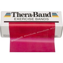 Thera-Band Kırmızı Orta Sert Egzersiz Pilates Bandı Lastiği 1.5 M Kesme