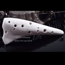 Sanlindou Sc Seramik Ocarina Denizaltı Soprano C Glaze Flüt Tenor Flauta 12 Delik (Yurt Dışından)