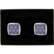 ALTINYILDIZ CLASSICS Erkek Gri-mavi Gri-mavi Klasik Kol Düğmesi