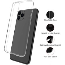 Case World Caseworld Apple iPhone 8 Plus Kapak 1mm Şeffaf Silikon Kılıf