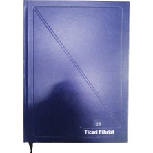Artlantis Fihrist Ticari 28'li 16X23 Lacivert Cilt Bezli 1 Adet Artlantis Ticari Firhist Lacivert 16X23