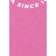U.S. Polo Assn. Kız Çocuk Pembe T-Shirt 50252293-VR041
