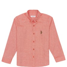 U.S. Polo Assn. Erkek Çocuk Kırmızı Basic Gömlek 50247649-VR213
