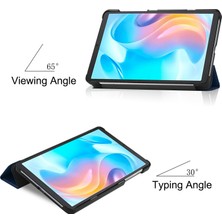 Shin-Wo Realme Pad Mini Için Flip Tablet Kılıfı - Siyah (Yurt Dışından)