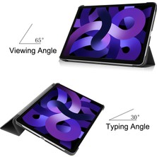 Shin-Wo iPad Air (2022) Için Flip Tablet Kılıfı - Siyah (Yurt Dışından)