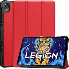 Shin-Wo Lenovo Legion Y700 Için Flip Tablet Kılıfı - Siyah (Yurt Dışından)