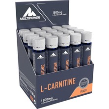 Multipower L-Carnitine Liquid Forte 1800 Mg 20 Ampul Şeftali Aromalı