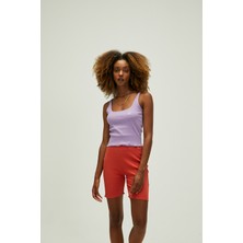 Bad Bear Kadın Lavanta Atlet Prana Tank Top