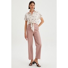 Parkkaron Kadın Bel Lastikli Palazzo  Pantolon