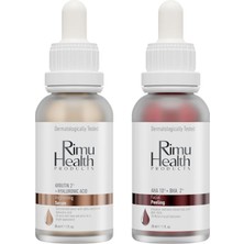 Rimu Health Products Canlandırıcı Cilt Tonu Eşitleyici ve Koyu Leke Önlemeyi Hedef Alan Bakım Seti 30 ml + 30 ml RM000123