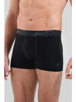 Erkek Boxer Cotton Siyah 9555 Blackspade