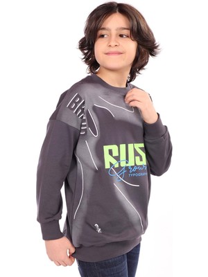 Toontoy Kids Toontoy Erkek Çocuk Baskılı Sweatshirt