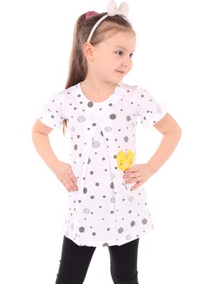 Toontoy Kids Toontoy Kız Çocuk Komple Baskılı Elbise