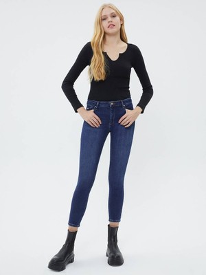 Loft Nicole Mersa Mıd Wash Kadın Kot Pantolon LF2025956