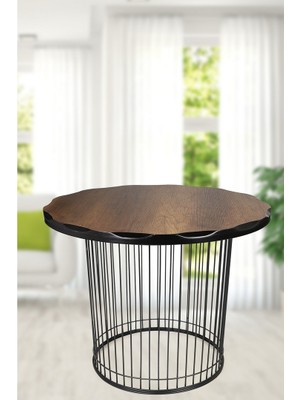 Begüsa Vivo Masa Siyah Ceviz Ahşap