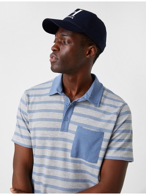 Koton Cepli Çizgili Polo Yaka Tişört