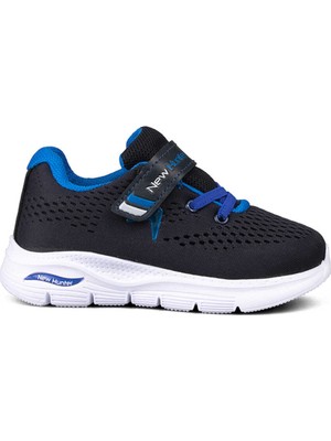 New Hunter 230 Anarok Çocuk Sneakers Ayakkabı 26-30 Lacivert Sax Mavi