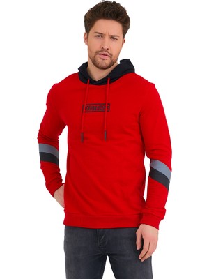 Adams Existence Baskılı Kapüşonlu Sweat