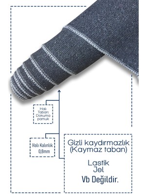 Birkilim Mutfak Halısı Yeni Model Kaymaz Taban Halı IPHY1382