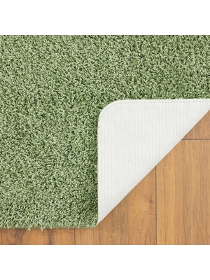 Eurobano Home - Çağla Kaymaz Taban Yıkanabilir Shaggy Oval Halı Banyo Halısı