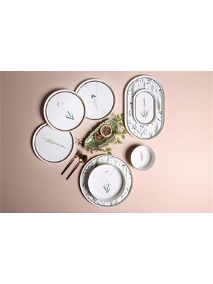 Porland Botanical 27 Parça 6 Kişilik Yemek Takımı