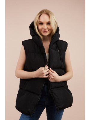 Meecy Kadın Oversize Şişme Yelek