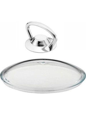 Casa Milano 24 cm  Cam Kapak & Metal Tepe