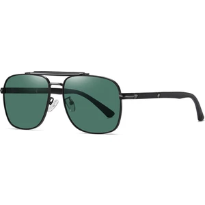 Erkek Aviator Güneş Gözlüğü Büyük Boy Kare Metal Çerçeveler(Yurt Dışından)