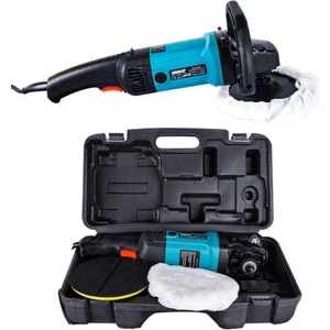 Hırdavat Garajı Assur Profesyonel Devir Ayarlı 1300 Watt 180 mm 6 Kademeli Polisaj Makinesi + Pasta Cila Kiti
