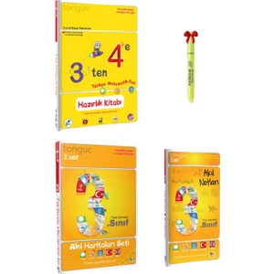 Tonguç Akademi Yayınları Tonguç Akademi 3'den 4'e Hazırlık, 3. Sınıf Akıl Haritaları ve 3. Sınıf Akıl Notları