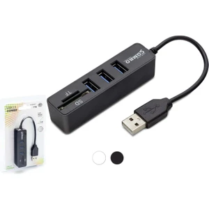 HDX7009(159) Hub USB 2.0 3 Port + Card Reader Multı 1tb Uyumlu