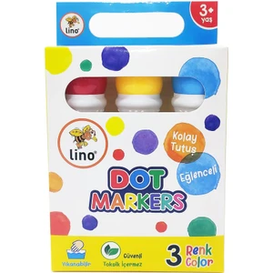 Dot Markers Yıkanabilir 3'lü