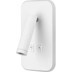 Çift Kademeli Yatak Başı Aplik CT-5243 Beyaz Kasa