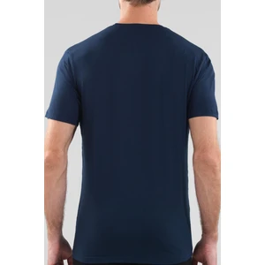 Erkek Silver Kısa Kol Lacivert T-Shirt 9306 Blackspade