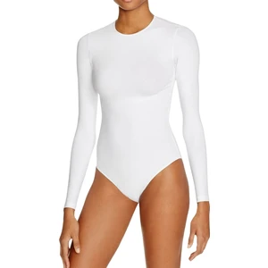 Kadın 2'li Yuvarlak Yaka Uzun Kollu Çıtçıtlı Body 6183 | Beyaz