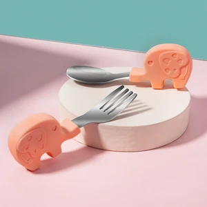 2 Takım Bebek Eğitim Yemek Kaşığı (Yurt Dışından)