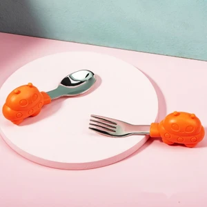 2 Takım Bebek Eğitim Yemek Kaşığı (Yurt Dışından)