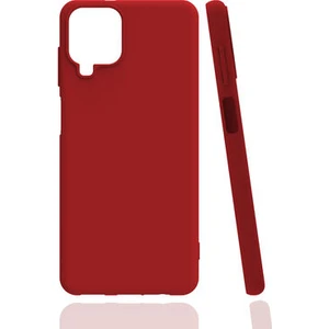 Galaxy A12 Kılıf Aa Kalite Mat Soft Lüks Silikon Kapak