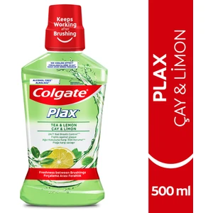 Plax Çay ve Limon Plağa Karşı Alkolsüz Ağız Bakım Suyu 500 ml