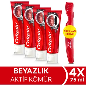 Optic White Aktif Kömür Diş Macunu 75 ml x 4 Adet