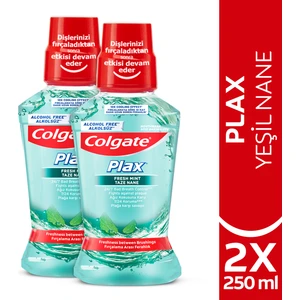 Plax Taze Nane Ağız Bakım Suyu 250 ml x 2 Adet