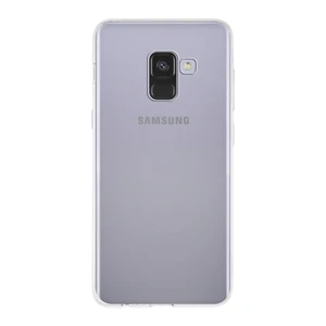 Kzy Samsung Galaxy A8 (2018) Kapak 1mm Şeffaf Silikon Kılıf