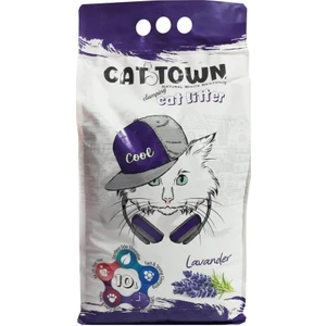 Cat Town Topaklaşan Kedi Kumu Lavanta Ince Taneli 10 Lt