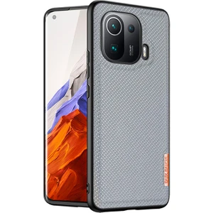 Dux Ducis Fino Serisi Xiaomi Mi 11 Pro Kılıf Premium Dokuma Silikon Kılıf