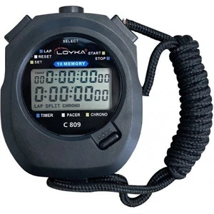 Loyka C809 Dijital El Tipi '10 Lap Hafızalı' Kronometre