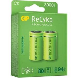 Gp 3000 Ma Nı-Mh 1.2V Orta C Boy Şarjlı Pil 2'li